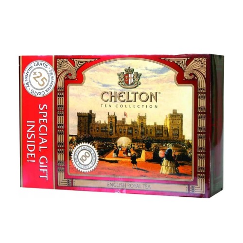 Herbata czarna ekspresowa Chelton 100 szt + 25 szt