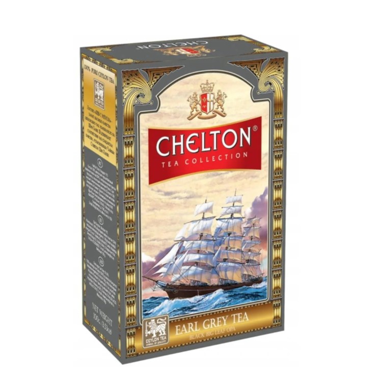 Herbata czarna liściasta Earl Grey Chelton 100 g